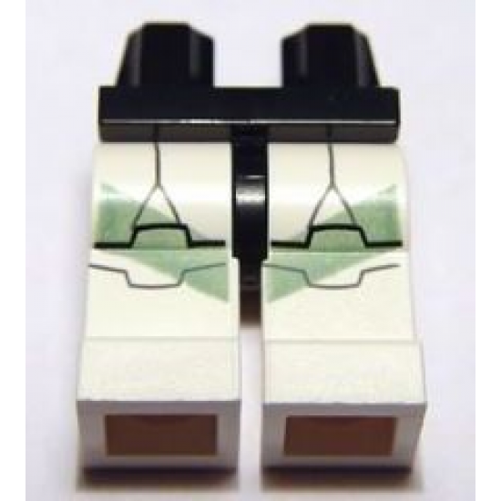 Hips and White Legs with SW Clone Trooper and Sand Green Markings Pattern