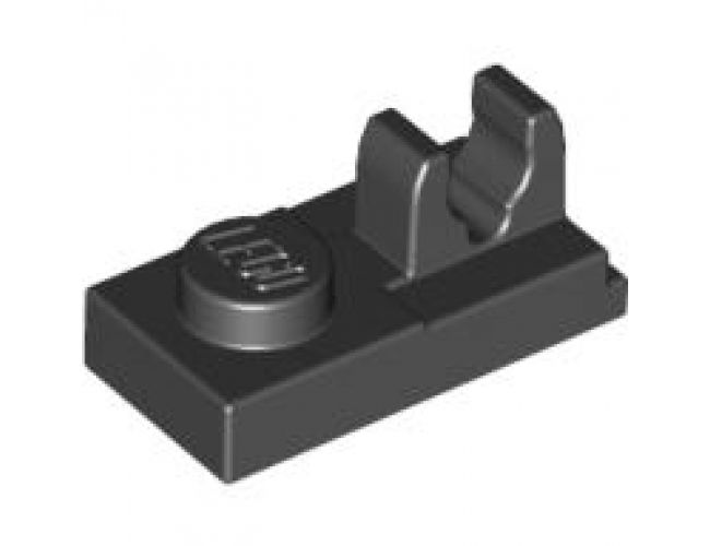 Plate, Modified 1 x 2 with Clip on Top