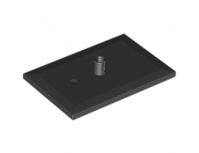 Train Bogie Plate (Tile, Modified 6 x 4 with 5mm Pin)