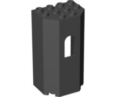 Panel 3 x 4 x 6 Turret Wall with Window