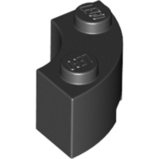 Brick, Round Corner 2 x 2 Macaroni with Stud Notch