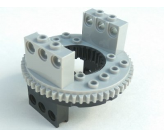 Technic Turntable Large Type 1 with Light Bluish Gray Top