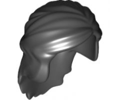 Minifigure, Hair Female Mid-Length with Braid around Sides