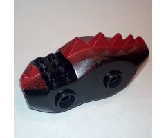 Animal, Body Part Dragon Middle (Fantasy Era) with Dark Red Dorsal Scales Pattern (7094)