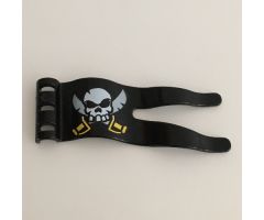 Duplo Flag Wavy 2 x 5 with Skull and Crossed Swords Pattern