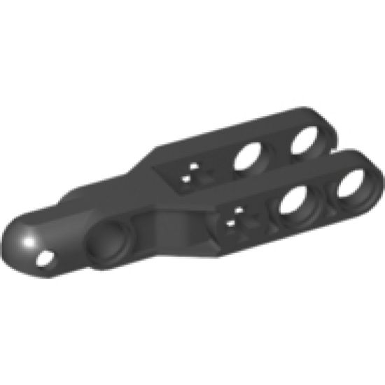 Technic, Steering Arm 6 x 2 with Tow Ball Socket Rounded, Chamfered