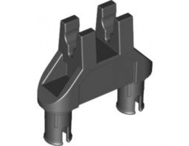 Technic, Pin Double Triangle 1 x 3 with 2 Clips with Round Pin Holes