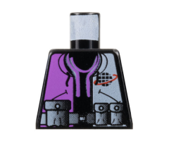 Torso Alpha Team Logo, Purple Shirt and 3 Pockets on Belt Pattern