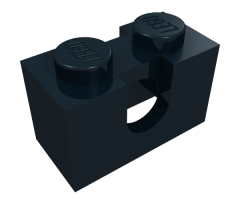 Technic, Brick 1 x 2 with Hole Type II