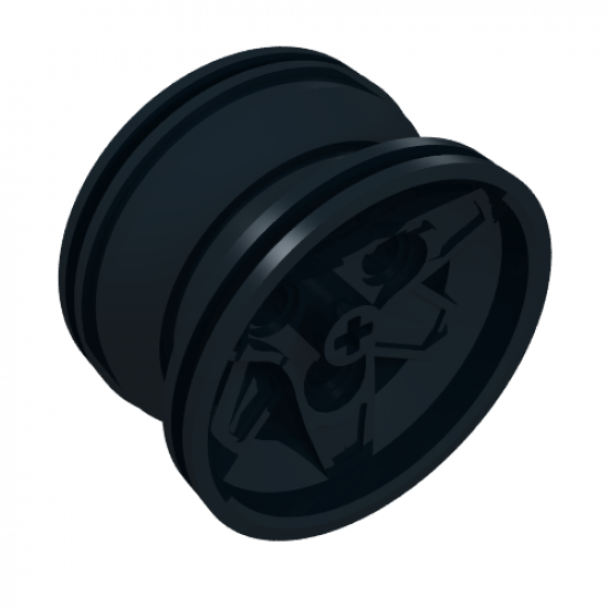 Wheel 43.2mm D. x 26mm Technic Racing Small, 3 Pin Holes