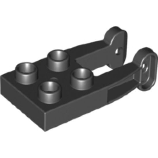 Duplo, Plate 2 x 2 with Tow Rope Holder Arms