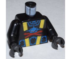 Torso Aquazone Aquashark Blue Shark with Red 'X' Pattern / Black Arms / Black Hands