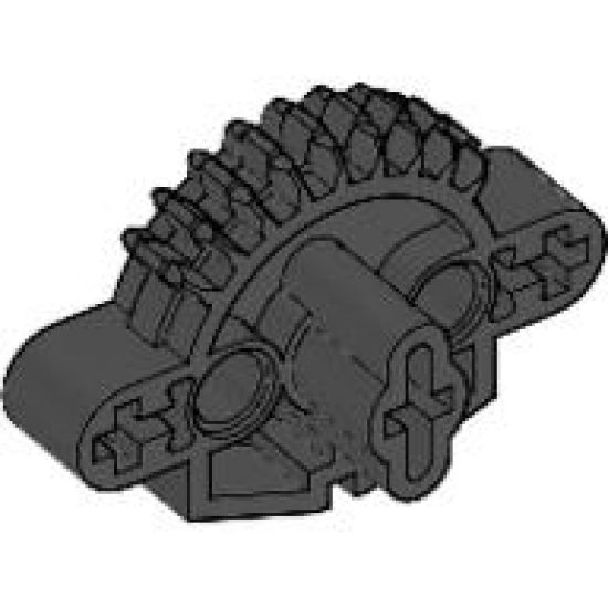 Bionicle Matoran Torso, Gear 9 Tooth with 3 Axle Holes and 2 Pin Holes