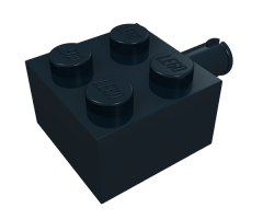Brick, Modified 2 x 2 with Pin and No Axle Hole