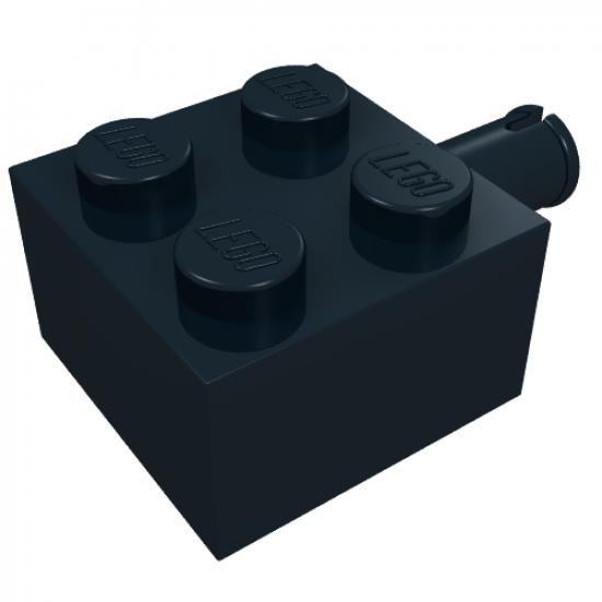Brick, Modified 2 x 2 with Pin and No Axle Hole