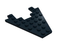 Wedge, Plate 8 x 8 with 3 x 4 Cutout