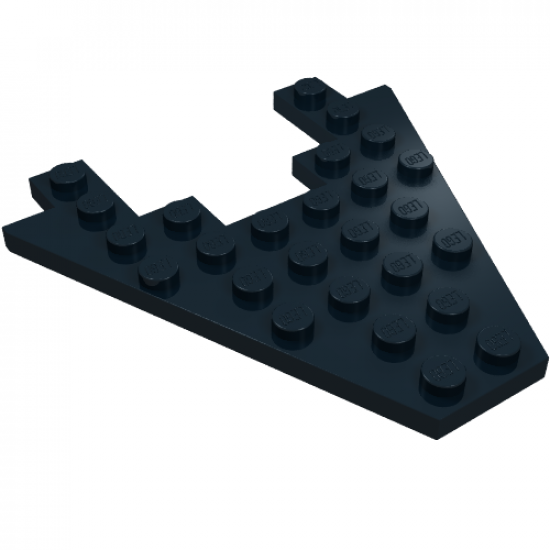 Wedge, Plate 8 x 8 with 3 x 4 Cutout