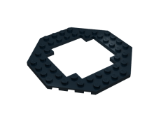 Plate, Modified 10 x 10 Octagonal Open Center