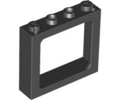 Window 1 x 4 x 3 Train - 2 Hollow Studs and 2 Solid Studs