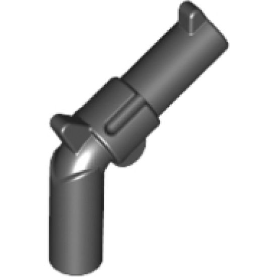 Minifigure, Weapon Gun, Pistol Revolver - Large Barrel
