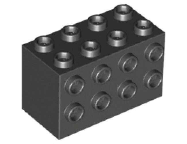 Brick, Modified 2 x 4 x 2 with Studs on Sides