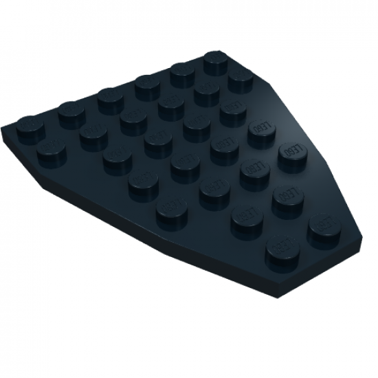Wedge, Plate 7 x 6 without Stud Notches (Boat Bow Plate)