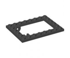 Plate, Modified 6 x 8 Trap Door Frame Horizontal