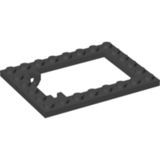 Plate, Modified 6 x 8 Trap Door Frame Horizontal
