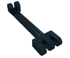 Hinge Bar 2.5L with 2 and 3 Fingers on Ends (Pantograph Shoe Holder)