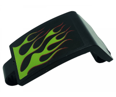 Technic, Panel Curved 3 x 5 x 3 with Lime Flames Pattern Model Right Side (Sticker) - Set 42118