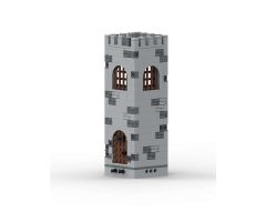 Medieval tower corner