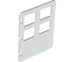 Duplo, Building Door / Window Pane 1 x 4 x 4 with Four Panes Same Size