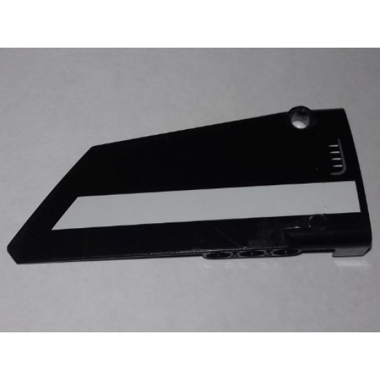 Technic, Panel Fairing #18 Large Smooth, Side B with White Stripe and Air Intake Grille Pattern (Sticker) - Set 9395