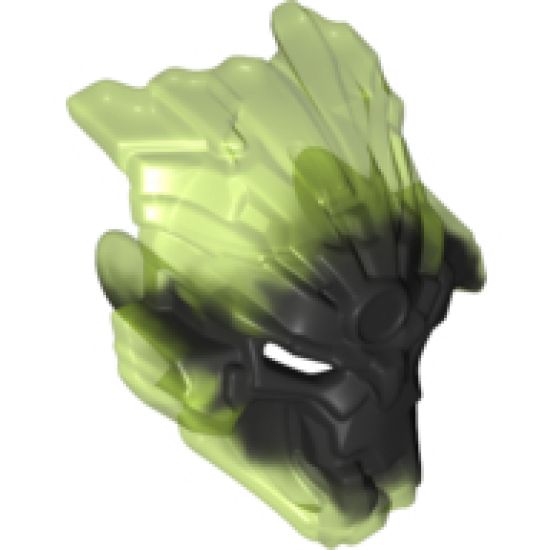 Bionicle, Kanohi Mask Umarak with Marbled Trans-Bright Green Pattern