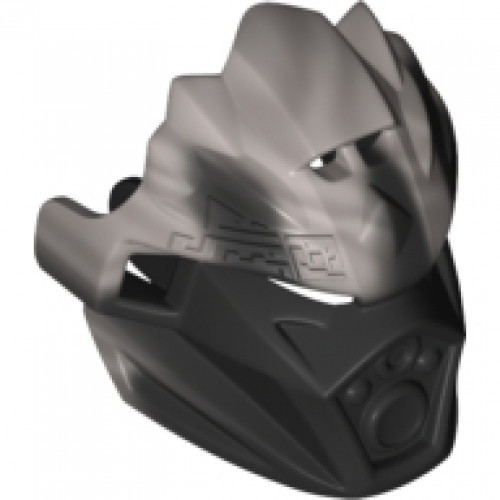 Bionicle, Kanohi Mask of Earth (Unity) with Marbled Flat Silver Pattern