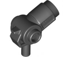 Minifigure, Weapon Gun, Blaster with Hollow Studs on Sides and Inside Axle Holder