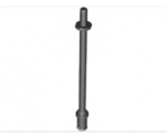 Bar 8L with Stop Rings and Pin (Technic, Figure Accessory Ski Pole) - Flat End