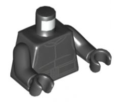 Torso SW Kylo Ren Robe Pattern / Black Arms / Black Hands