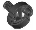 Technic, Gear 8 Tooth with Pin Holes and Ninjago Flywheel Socket - Short Shaft
