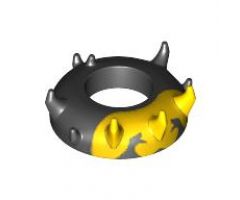 Minifigure, Headgear Head Top, SW Zabrak Horns, Savage Opress Pattern