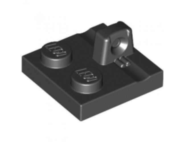 Hinge Plate 2 x 2 Locking with 1 Finger on Top