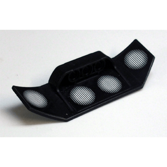 Technic, Panel Car Spoiler 3 x 8 with Three Holes and Four Stadium Lights on Inside Pattern (Stickers) - Set 8161