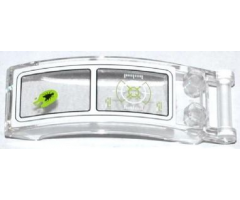 Windscreen 6 x 2 x 2 with Bar Handle with Target Head-Up Display (HUD) and Squashed Fly Pattern (Sticker) - Set 70707