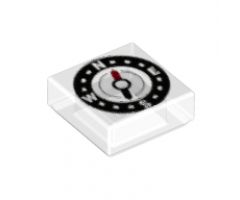 Tile 1 x 1 with Compass Pattern