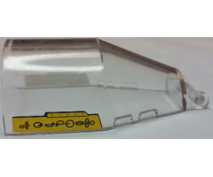 Windscreen 7 x 4 x 2 Round with Bar Handle with Naboo Symbols Pattern on Both Sides (Stickers)
