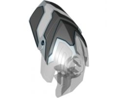 Hero Factory Helmet Visor with Clip with Face Guard Pattern Type 1