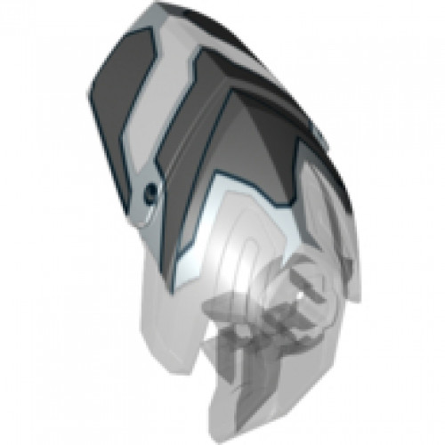 Hero Factory Helmet Visor with Clip with Face Guard Pattern Type 1