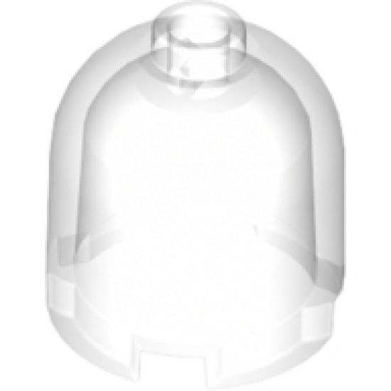 Brick, Round 2 x 2 x 1 2/3 Dome Top - (Undetermined Stud Type Version)