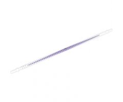 Hose Flexible Ribbed with 8mm Ends, 19L with Dark Purple Center Pattern