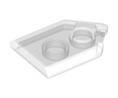 Tile, Modified 2 x 3 Pentagonal with Nexo Power Shield Pattern - Arctic Breath